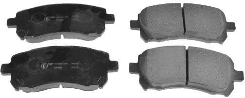 SWAG 87 91 6660 Brake pad set