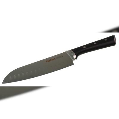 Tefal K2320614 Ice Force Santokumesser 18cm. | Edelstahl-Klinge | Handschutz