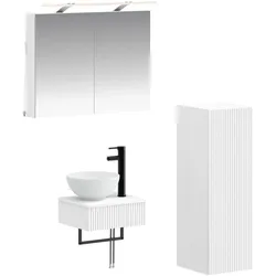 vidaXL, Badezimmerschrank, Badezimmerschrank