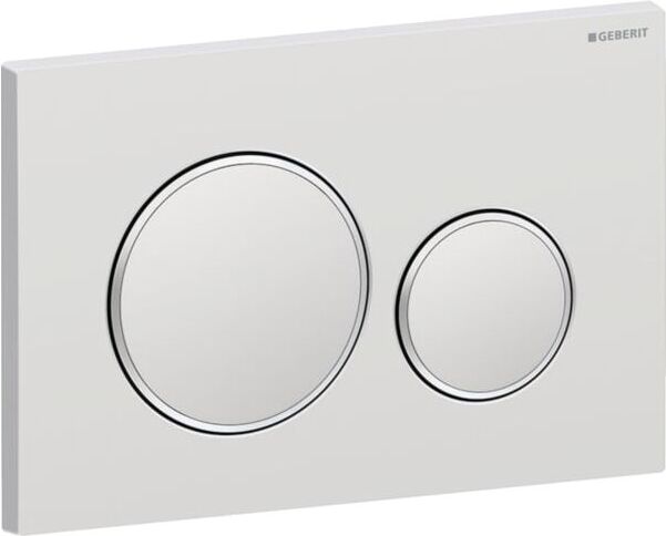 Geberit Sigma 20 Round Betätigungsplatte 115882JQ1 Platte und Tasten mattchrom lackiert