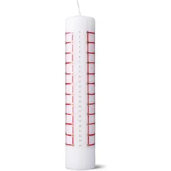 Bjørn Wiinblad, Kerzen, - Eva Advent Candle 2026 - Red - Ø5 cm x 25 cm