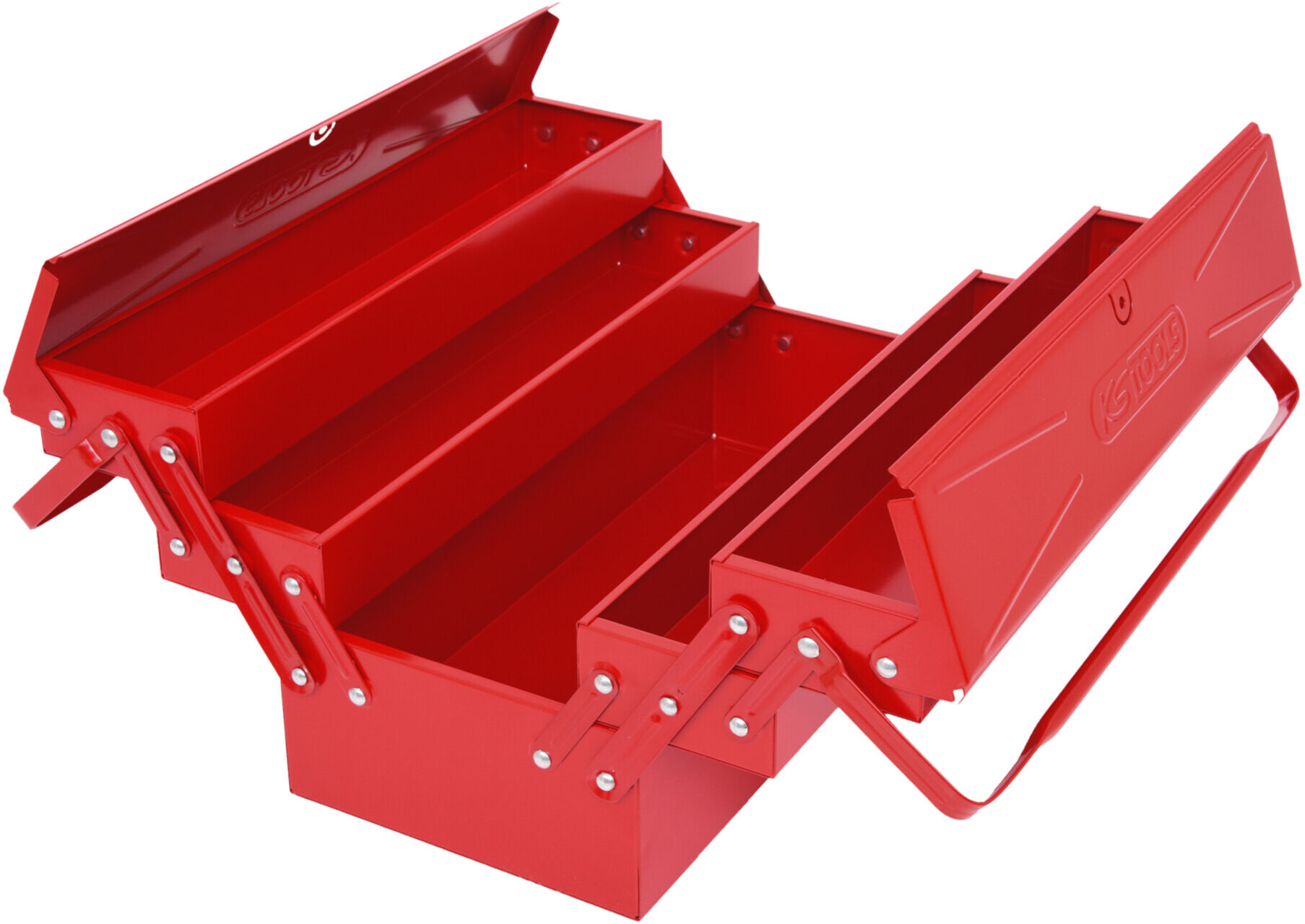 KS Tools Werkzeugkiste Metall, 5 Fächer, 420mm (999.0120)