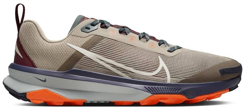 Nike React Terra Kiger 9 Khaki Deep Jungle Safety Orange Sea Glass - EU 42