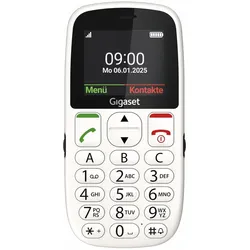 Gigaset GL395 2G Feature Phone 32 MB RAM/ 32MB Speicher 5,6 cm (2,2") Weiß