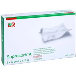Suprasorb A Calciumalginat Kompr.5x5 cm 10 St