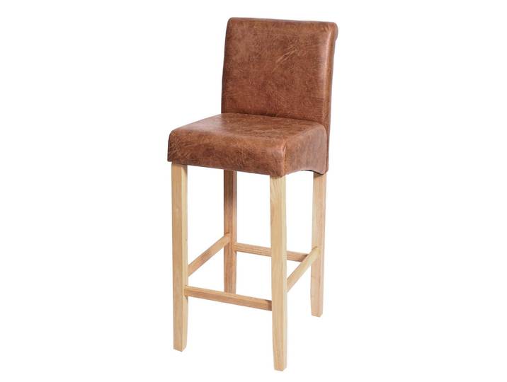 MCW Barhocker Braun, 39x105x53 cm, Esszimmer, Barmöbel, Barhocker