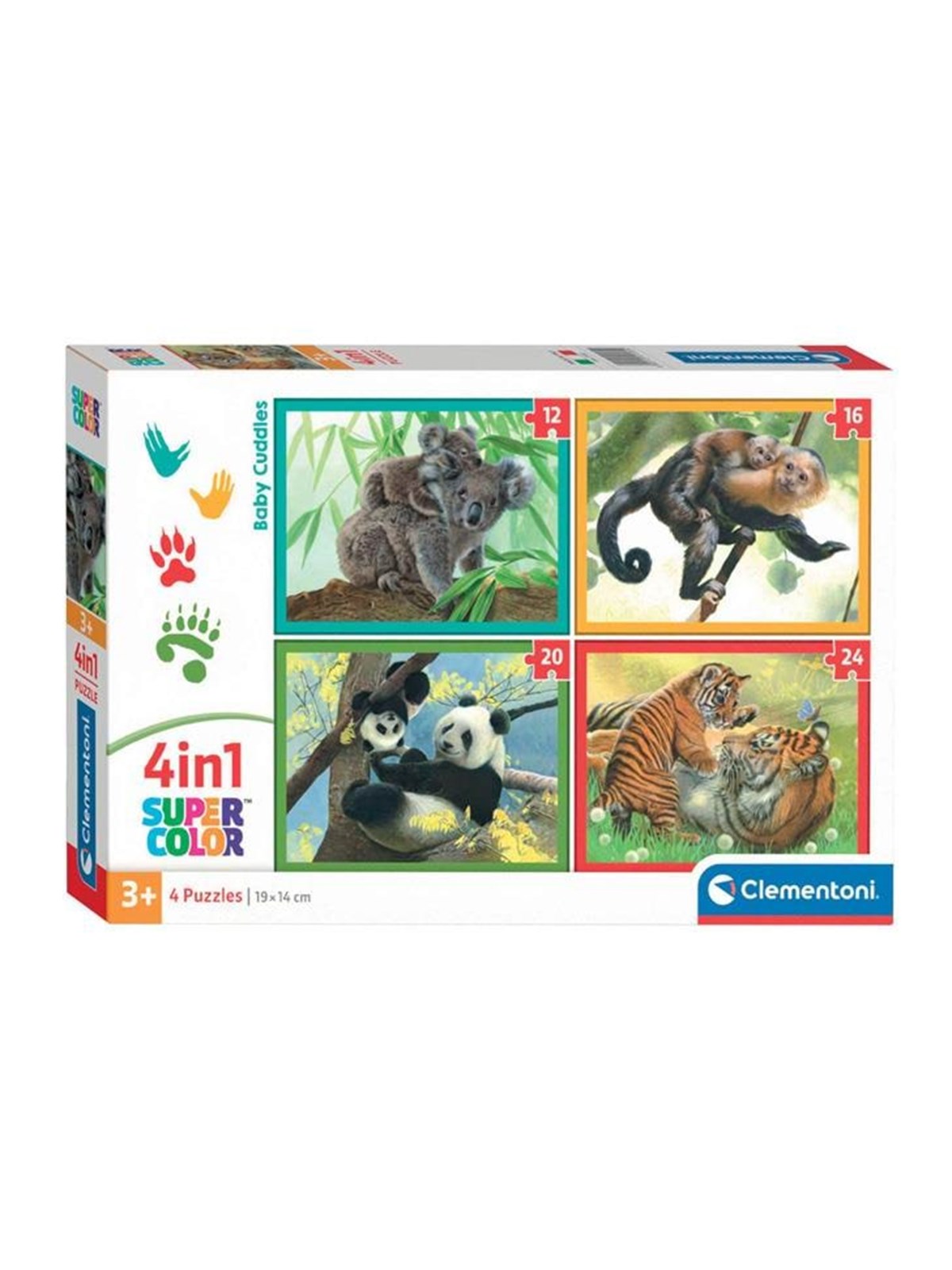 Clementoni Puzzle 4-i-1 Noli Baby Cuddles, (12+16+20+24) b 2D Puzzles