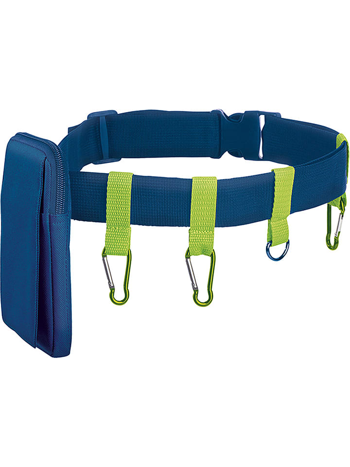 moses. Outdoor-Gürtel "Expedition Natur" in Grün/ Blau - (L)80 cm - onesize
