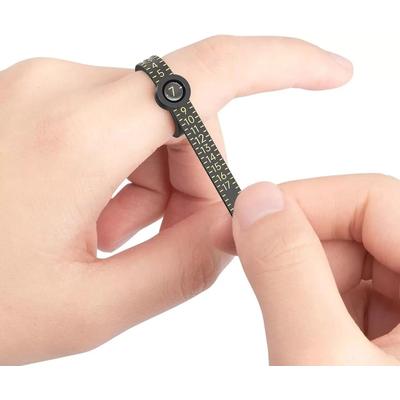 Magnifier Ring Sizer Jewelry Sizing Tool With Reusable Finger Measurement Magnifier Ring Sizer Jewelry Sizing Tool With Reusable Finger Measurement
