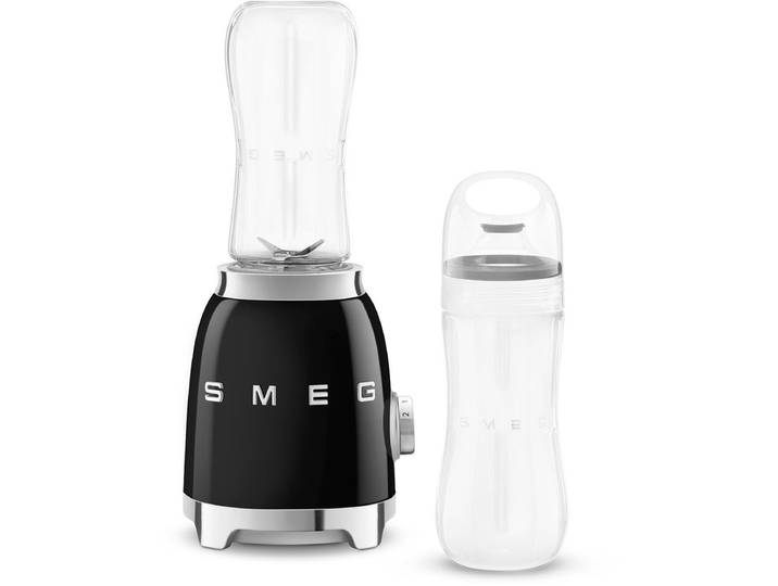 SMEG Standmixer PBF01BLEU Schwarz , schwarz, B:14cm H:32,5cm T:14cm, Zerkleinerer, Standmixer