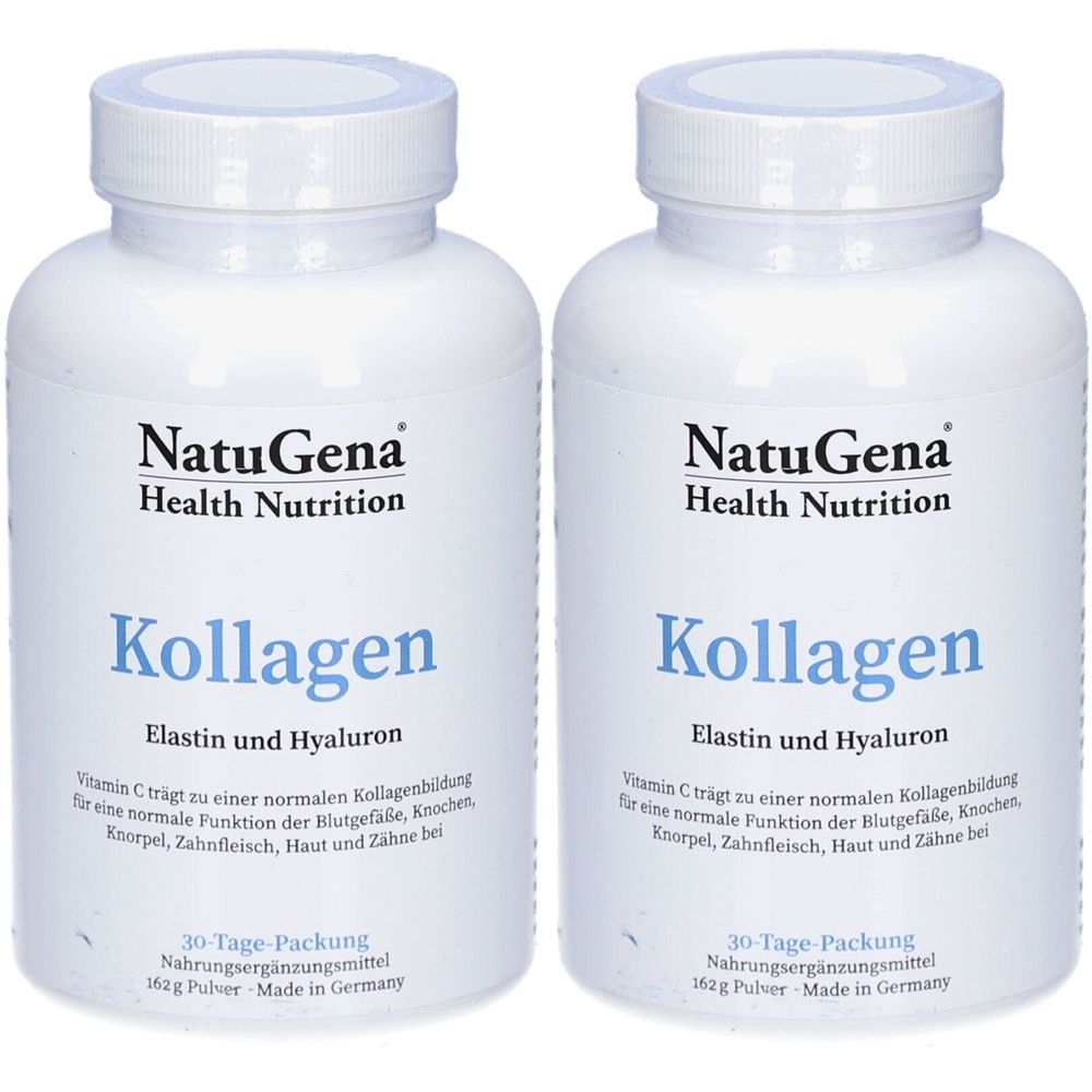 KOLLAGEN+ELASTIN+Hyaluron+Vitamin C Pulver 2x 2x160,2 g