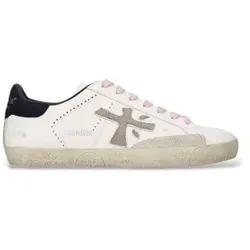 Premiata für Damen. STEVEND Ledersneaker Stevend weiß (40), Wohnung, Schnürsenkel, Lässig