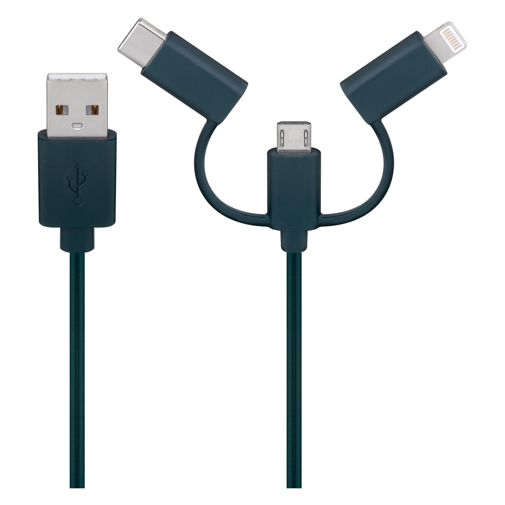Goobay Smartphone-USB-Ladekabel mit LED-Leuchten (0.90 m, 5 W) (60339)