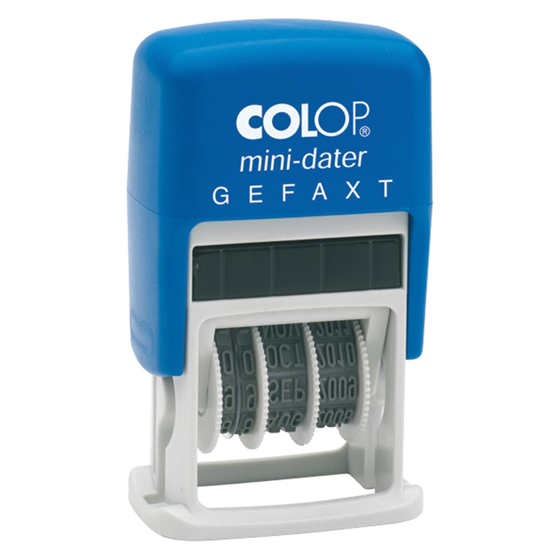 Colop Datumsstempel selbstfärbend mini-dater 160/L Abmessung der Stempelfläche: 24 x 11 mm Schreibfarbe... (105207)