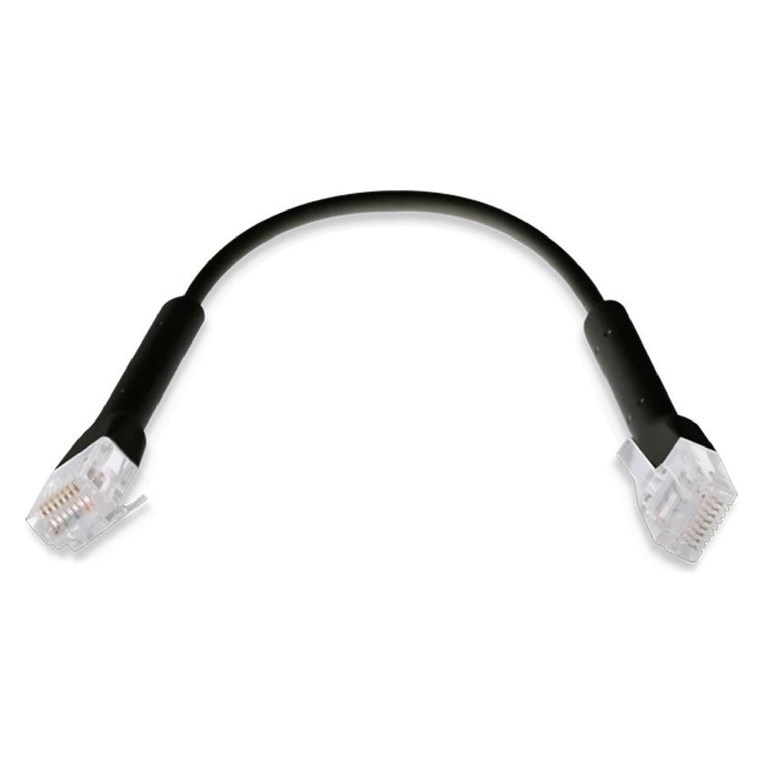 Ubiquiti Netzwerkkabel (UTP, CAT6, 0.10 m) (UC-PATCH-RJ45-BK-50)