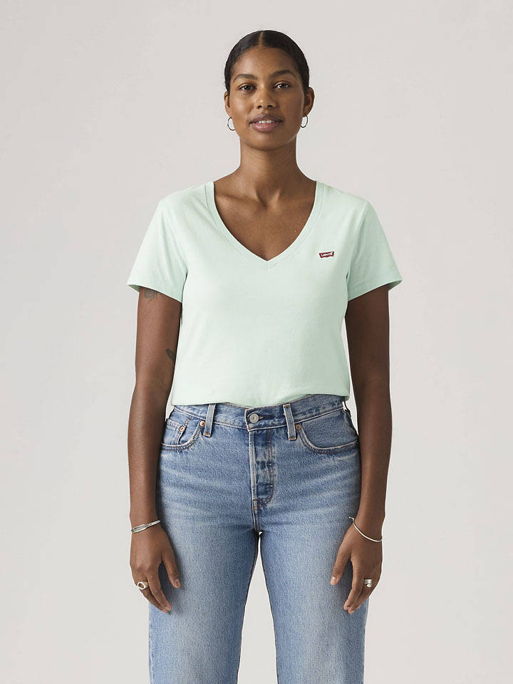 Levi's Shirt in Türkis - M