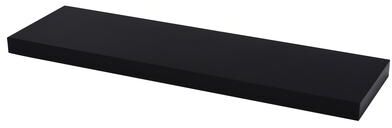 High Gloss Black Wood Shelf