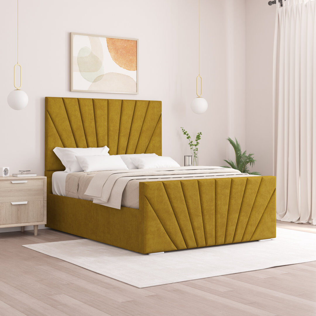 Fairmont Park Aayanah Upholstered Bed Turmeric Single (3')