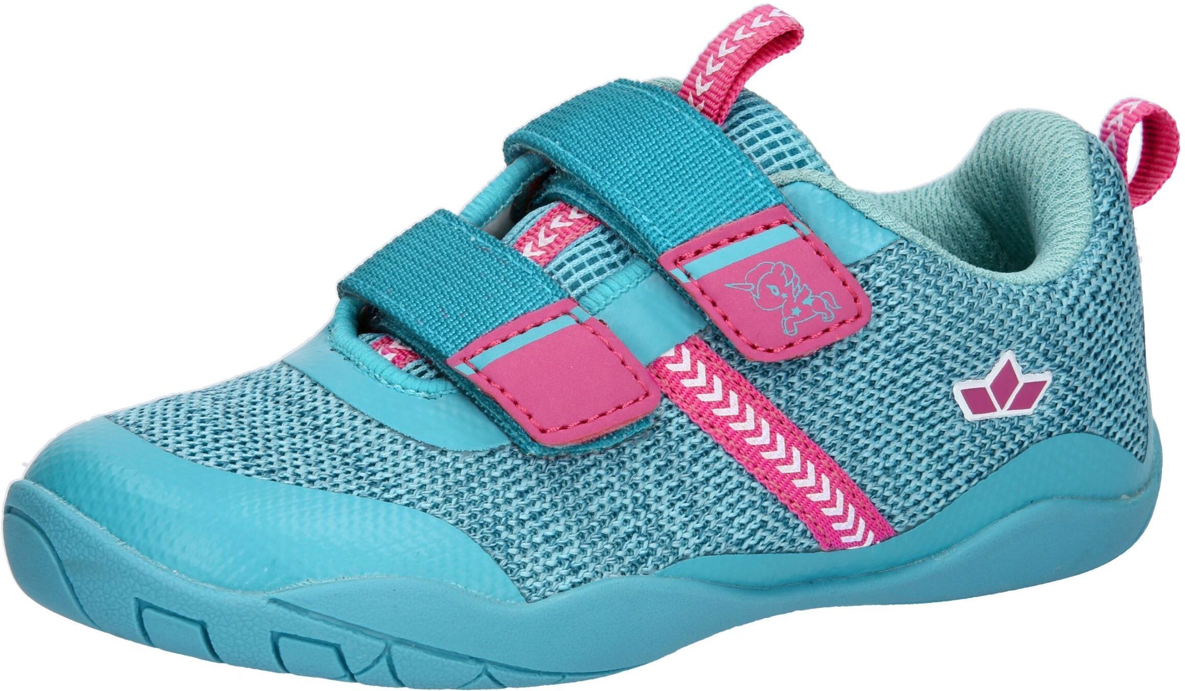 Sneaker LICO "Barfussschuh Aride V", Mädchen, Gr. 34, Textil, blau, Synthetik, Schuhe Sneaker blau 34, Textil