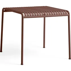 Palissade Gartentisch 82,5 x 90 cm, rot