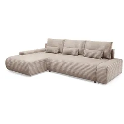 ECKSOFA Ivana 3 Sitzplätze Taupe
