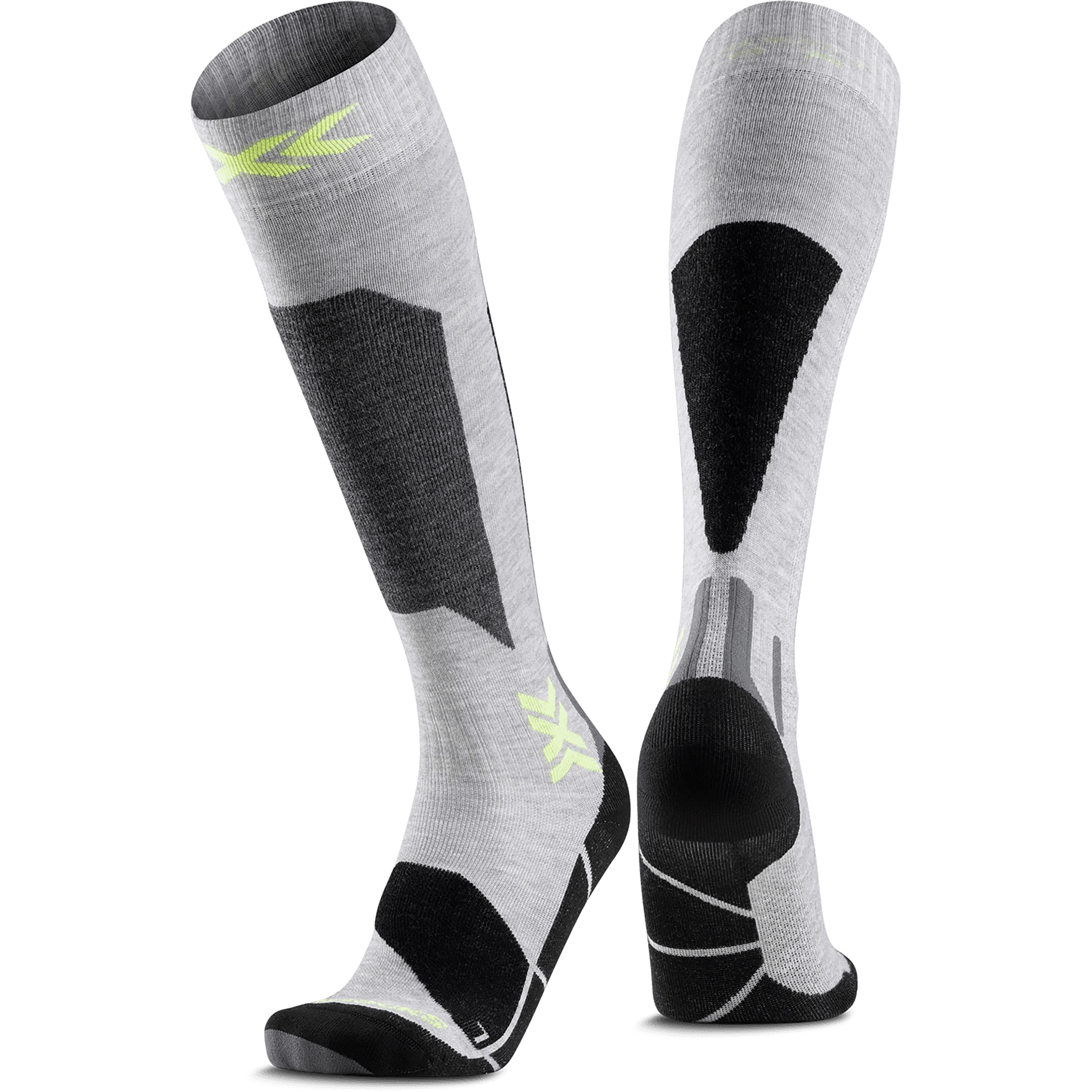 X-Bionic Ski Discover OTC Herren Skisocken grau Größe 45 Freeride | Skifahren Elastisch