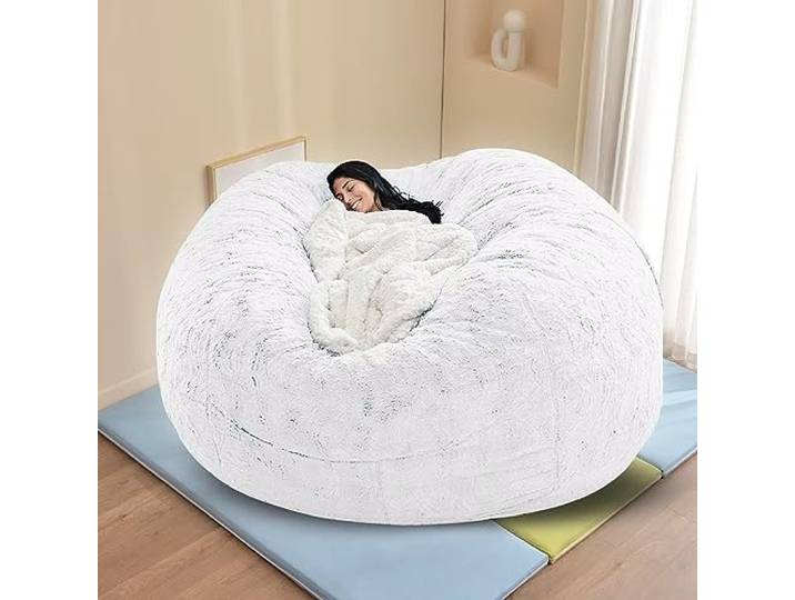 DDS22E Sitzsack ohne Füllung Vielseitiger und bequemer Sitzsack, perfekt for jeden Wohnraum.(#3,5FT (130*65CM))