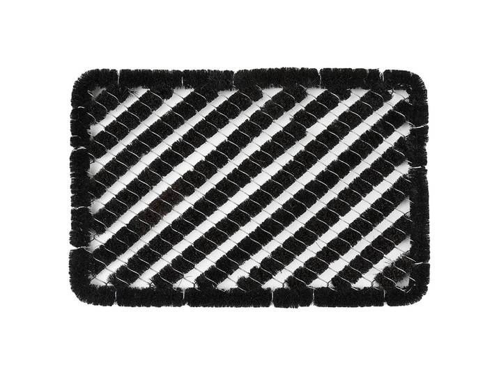 Fußmatte Kokos 40 x 2 x 60cm Schwarz