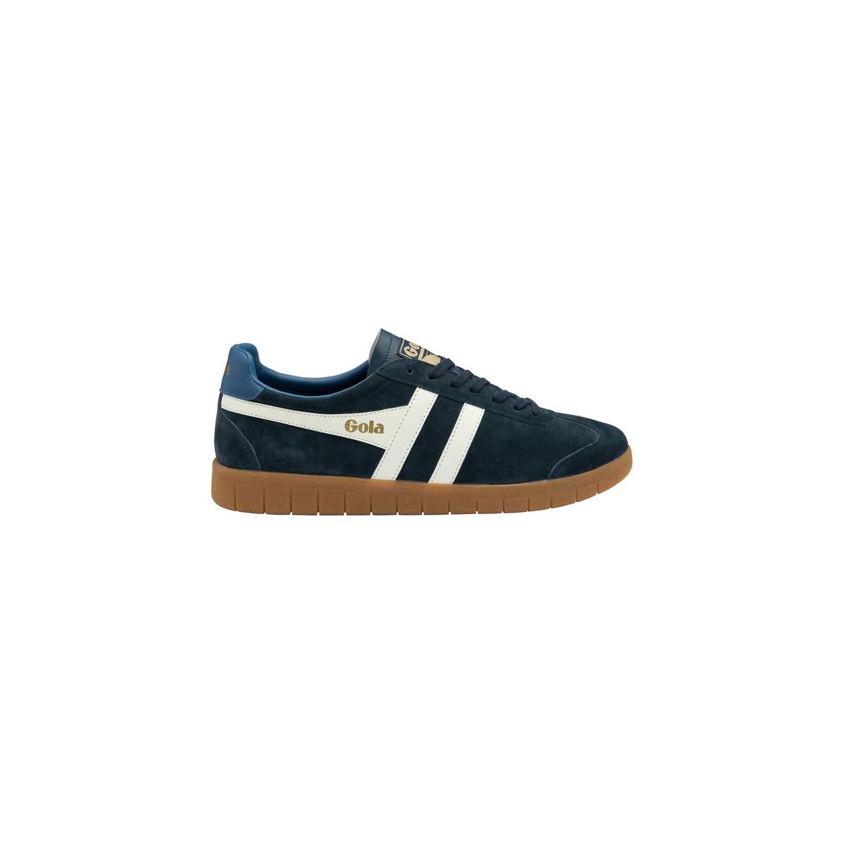Gola Hurricane Suede Sneaker Men navy/off white/marine blue/gum (EX) 7 CMB046-EX-7-navyoffwhitemarinebluegum