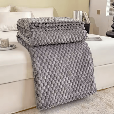 Inspire Curations Soft Plaid Fleece Travel Throw Blanket shenshihui 120x200cm 1pc