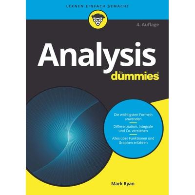 Analysis für Dummies, Taschenbuch von Mark Ryan, Wiley-VCH, 978-3-527-71855-9