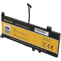 Patona 2852 (3800 mAh), Notebook Akku, Schwarz, Gelb