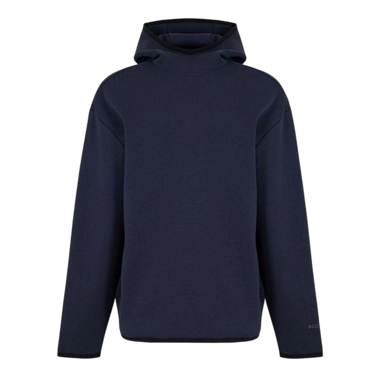 Boss - Kapuzenpullover für Herren, Anliegende Passform (Dunkelblau)