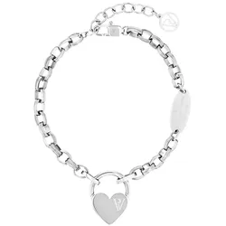 PAUL VALENTINE - BRACELET - HEART & SOUL - silver