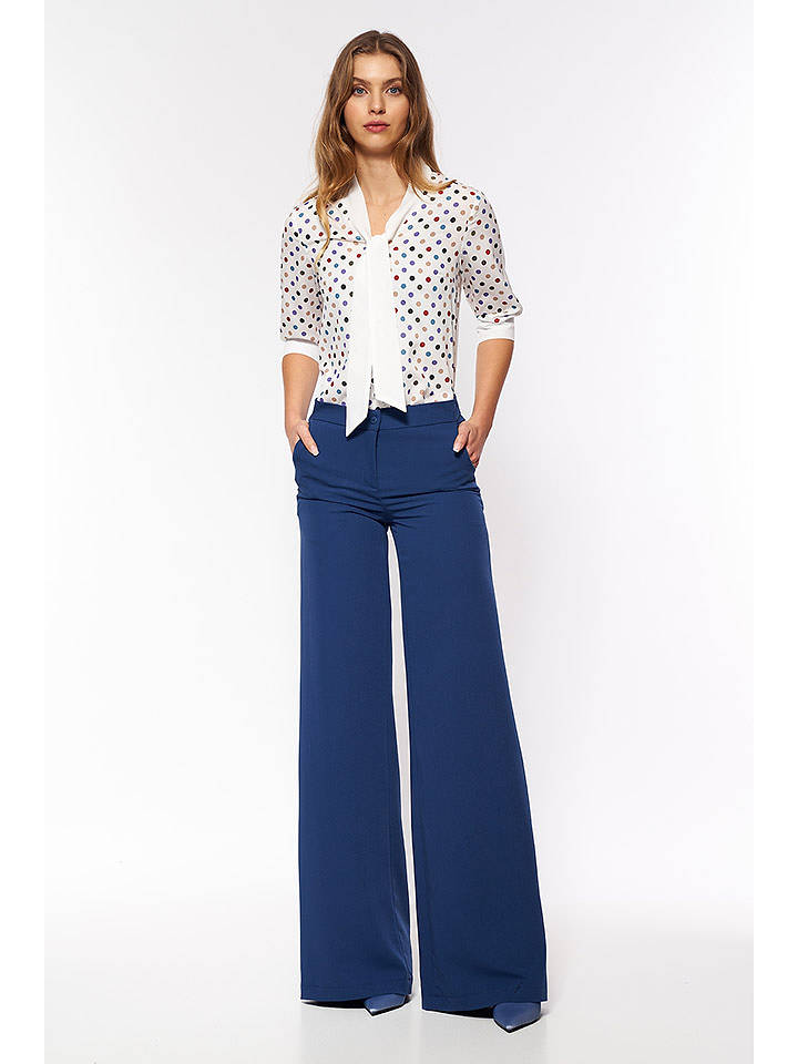 Nife Marlenehose in Blau - 36