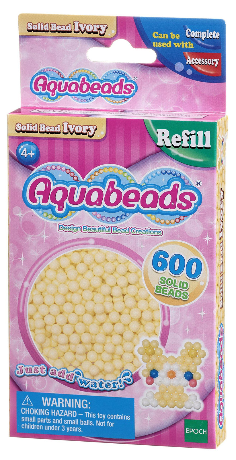 Aquabeads ivoorwitte parels 32628