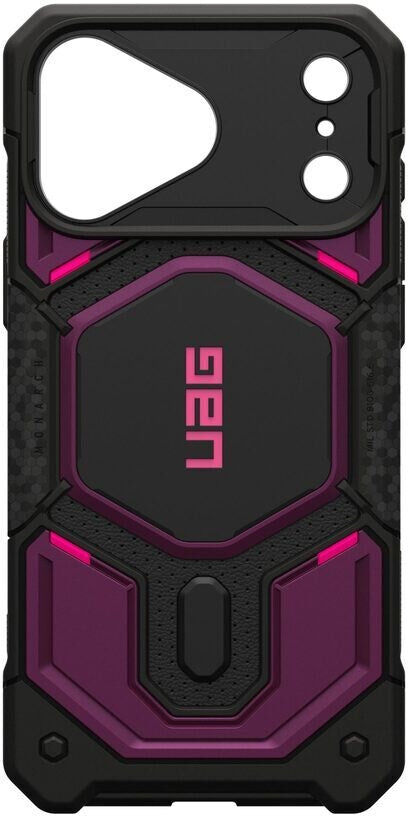 UAG iPhone 18 Pro Max / 17 Pro Max Monarch Pro Mobil Cover - MagSafe Kompatibel - Deep Purple Synth