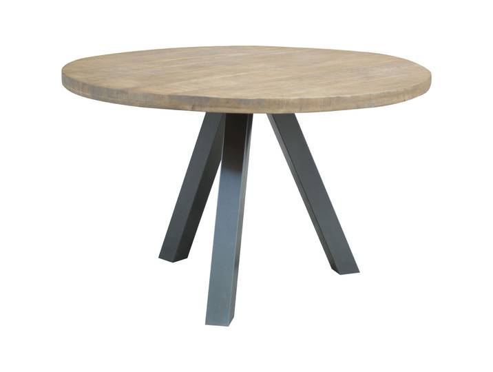 Esstisch Feli Mango natur Massivholz B 120 T 120 cm