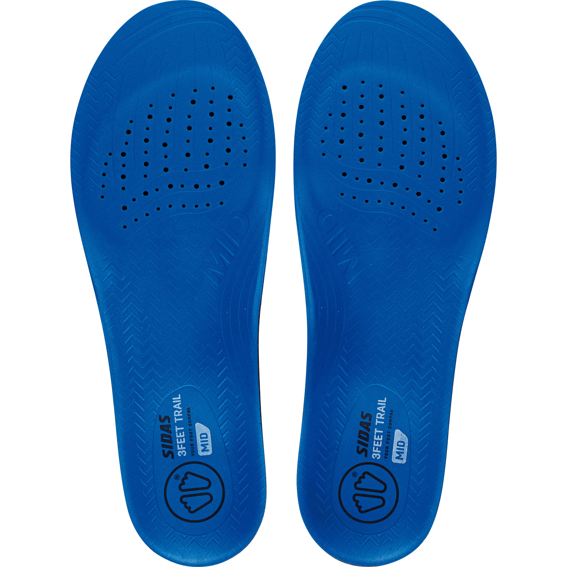 Sidas 3Feet Trail Mid Einlegesohlen Schuhzubehör blau Größe 44