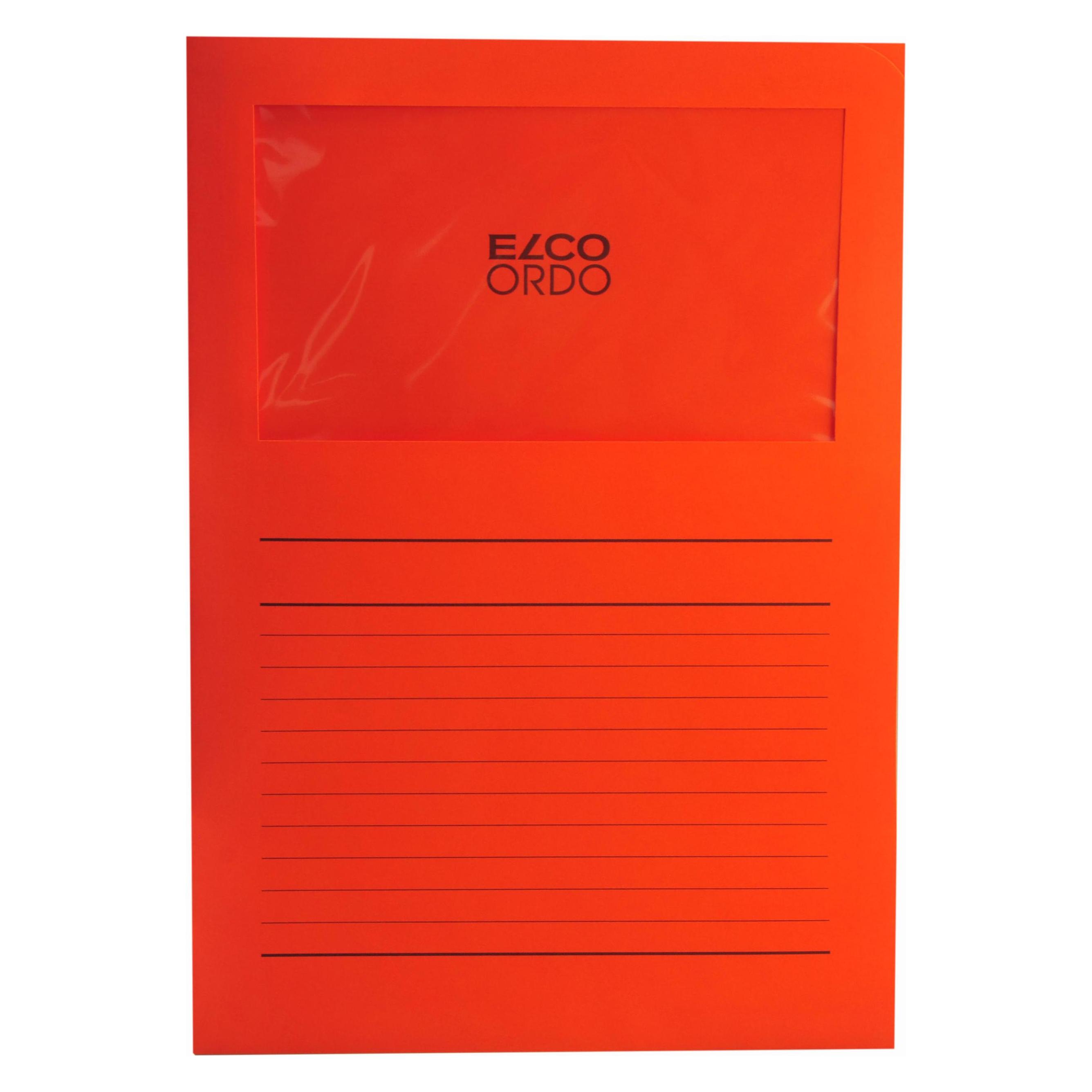 Elco Ordnungsmappe Ordo Classico DIN A4 Papier 220 mm x 310 mm Orange (A4) (29489.82)