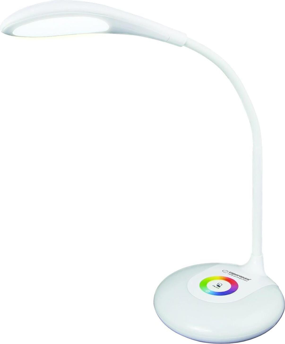 Esperanza ELD102 RGB LED desk lamp met 256 kleuren en USB-aansluiting