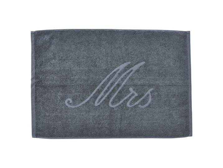 Tapis de bain Mrs 50 x 70cm Gris/Anthracite