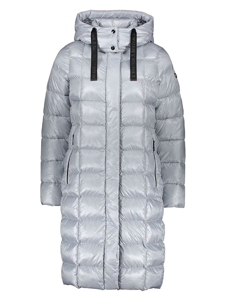 Fuchs Schmitt Steppmantel in Silber - 36