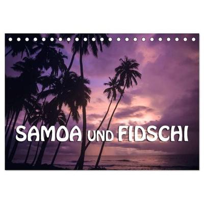 Samoa und Fidschi (Tischkalender 2027 DIN A5 quer), CALVENDO Monatskalender