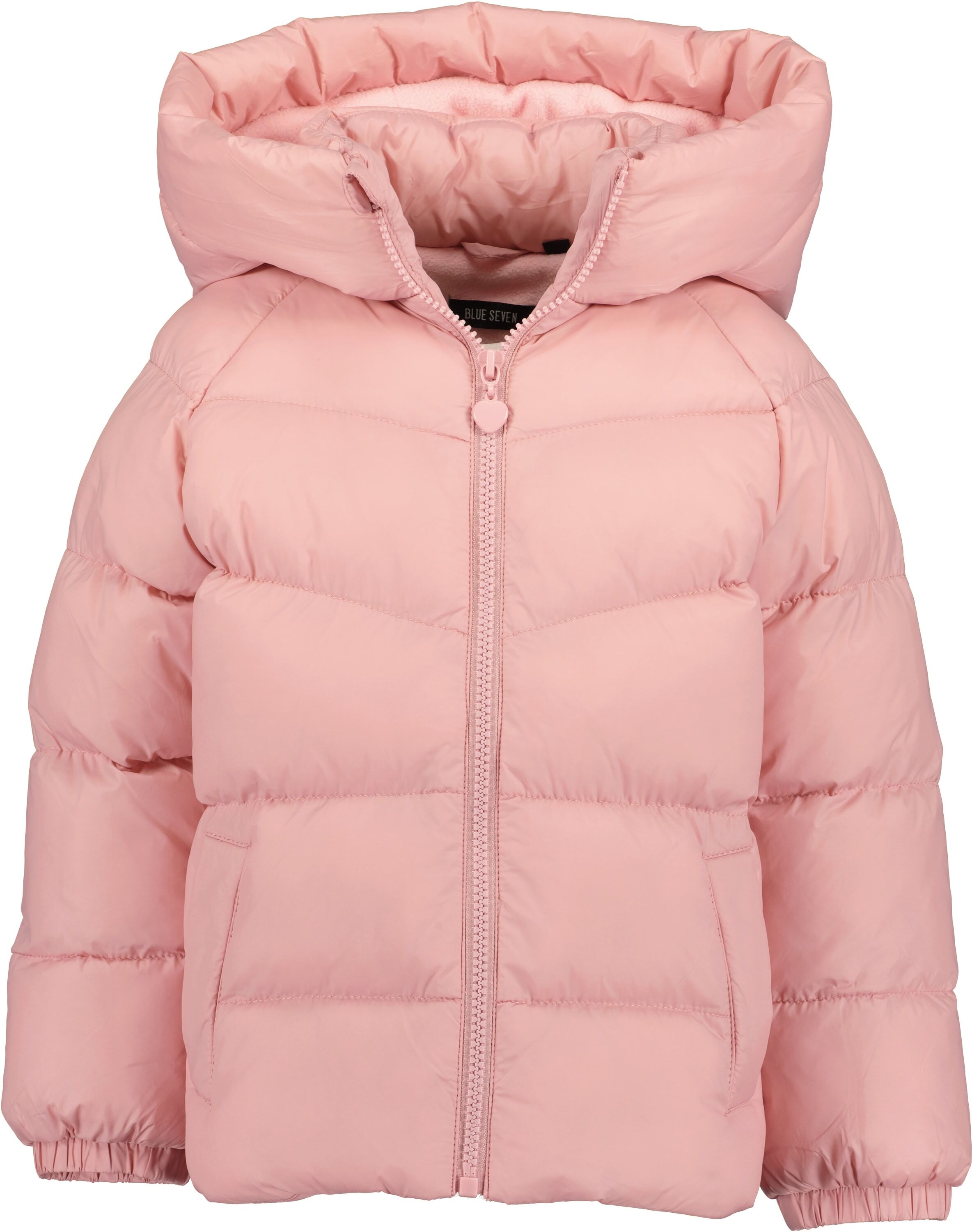 Winterjacke BLUE SEVEN "Winterjacke", Mädchen, Gr. 122, rosa (4112, azalee), 100% Polyamid, Basic normal, ohne Ausschnitt, gerader Abschluss, Jacken Winterjacke