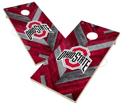 Skip's Garage Ohio State University Buckeyes OSU Cornhole Board Set