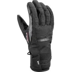 LEKI Herren Fingerhandschuhe He/Uni Cerro 3D, Größe 8.5 in Schwarz Schwarz