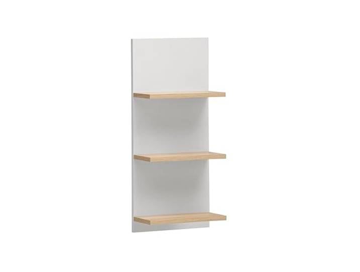 Schildmeyer Emmik 159502 Étagère\, Blanc mat/décor chêne\, 30\,3 x 17\,5 x 70\,2 cm