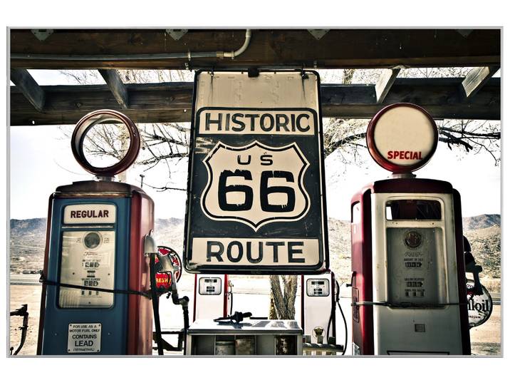 Bild mit Rahmen Route 66 image LAND