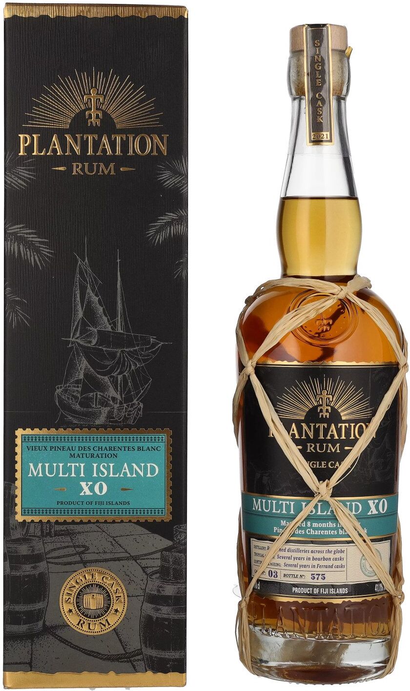 Plantation Rum MULTI-ISLAND XO Pineau des Charentes Maturation Edition 2021 41,1% Vol. 0,7l in Geschenkbox
